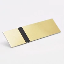 Alumamark (Alumilaz) 0,5 mm szatinált arany / fekete 610 x 508 mm