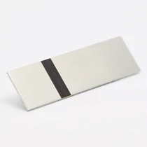 Alumamark (Alumilaz) 0,5 mm szatinált ezüst / fekete 305 x 508 mm