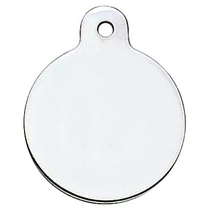 Kutyabiléta inox 34 mm ( kívül lyukas ) Kutyabiléta inox 34 mm ( kívül lyukas )