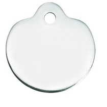 Kutyabiléta inox 29 mm ( kívül lyukas )