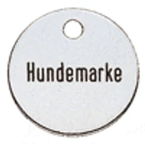 Kutyabiléta (nikkelezett) 33 mm Kutyabiléta (nikkelezett) 33 mm