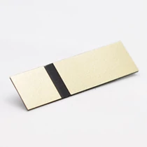 Laser Ext Metallics 1,5 mm tükörfényes arany/fekete