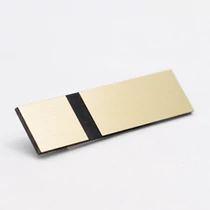 Laser Ext Metallics HD 1,5 mm szálrahúzott, fényes arany/fekete Laser Ext Metallics HD 1,5 mm szálrahúzott, fényes arany/fekete