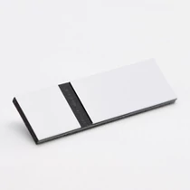 Gravoply II  2,4 mm Fehér / Fekete (372) 610x610mm