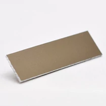 Eloxált alumínium (Platox) 2mm matt világos bronz Eloxált alumínium (Platox) 2mm matt világos bronz