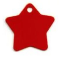 Kis csillag piros