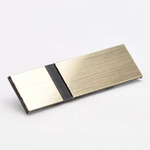Metallex 2,4 mm fényes arany/ fekete (337)