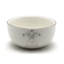 Vintage tál, virág mintával 580 ml