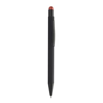 Golyóstoll, gumírozott felülettel - piros