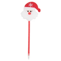 Télapós műanyag toll, szalag borítással