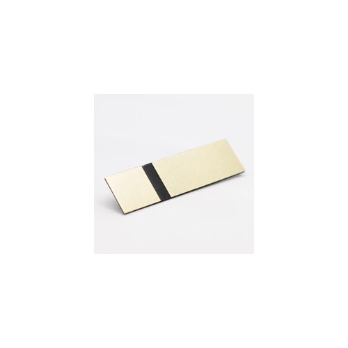 Laser Ext Metallics HD 0,8 mm szálrahúzott fényes arany/fekete