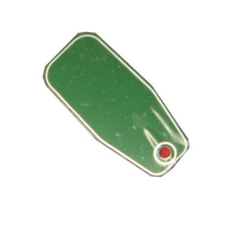 Kulcsbiléta 65 x 30mm zöld