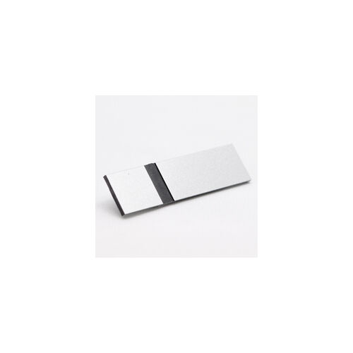 Metallex 0,8 mm  matt ezüst/ fekete  (336) 610x610mm