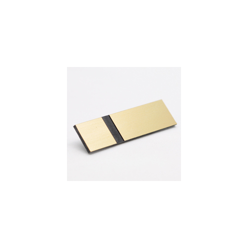 Metallex 1,6 mm szállrahúzott matt arany / fekete (357) Akció 610X610mm