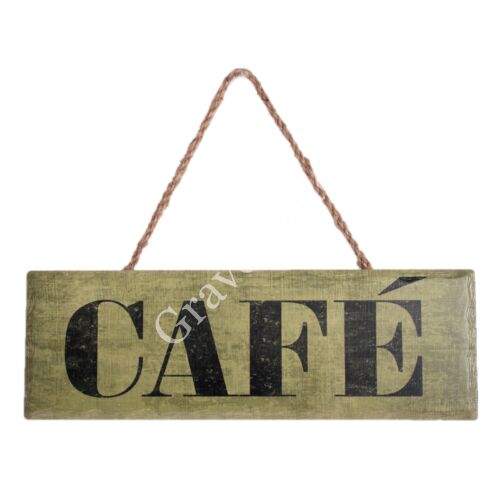 Kerámia akasztós tábla " CAFÉ" felirattal 10 x 30 cm