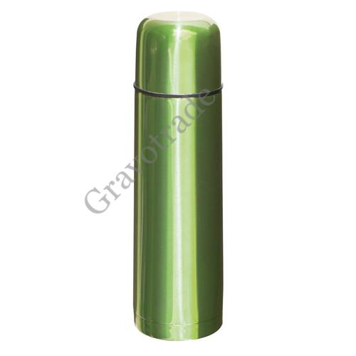 500 ml-es termosz, fém bögrével, zöld