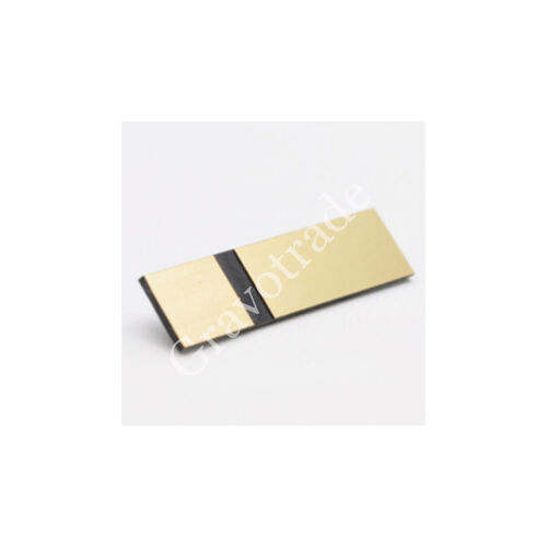 Metallex 0,8 mm  szállrahúzott arany /fekete  (367) 610x610mm